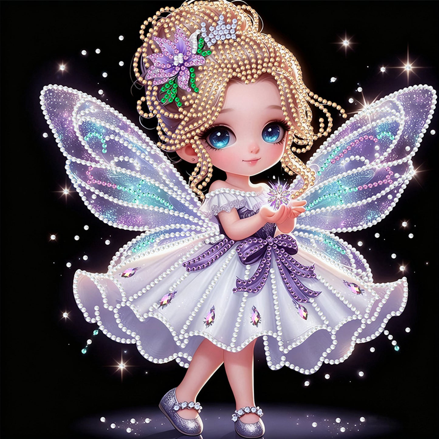 Elf Girl - Special Shaped Drill Diamond Painting 30*30CM