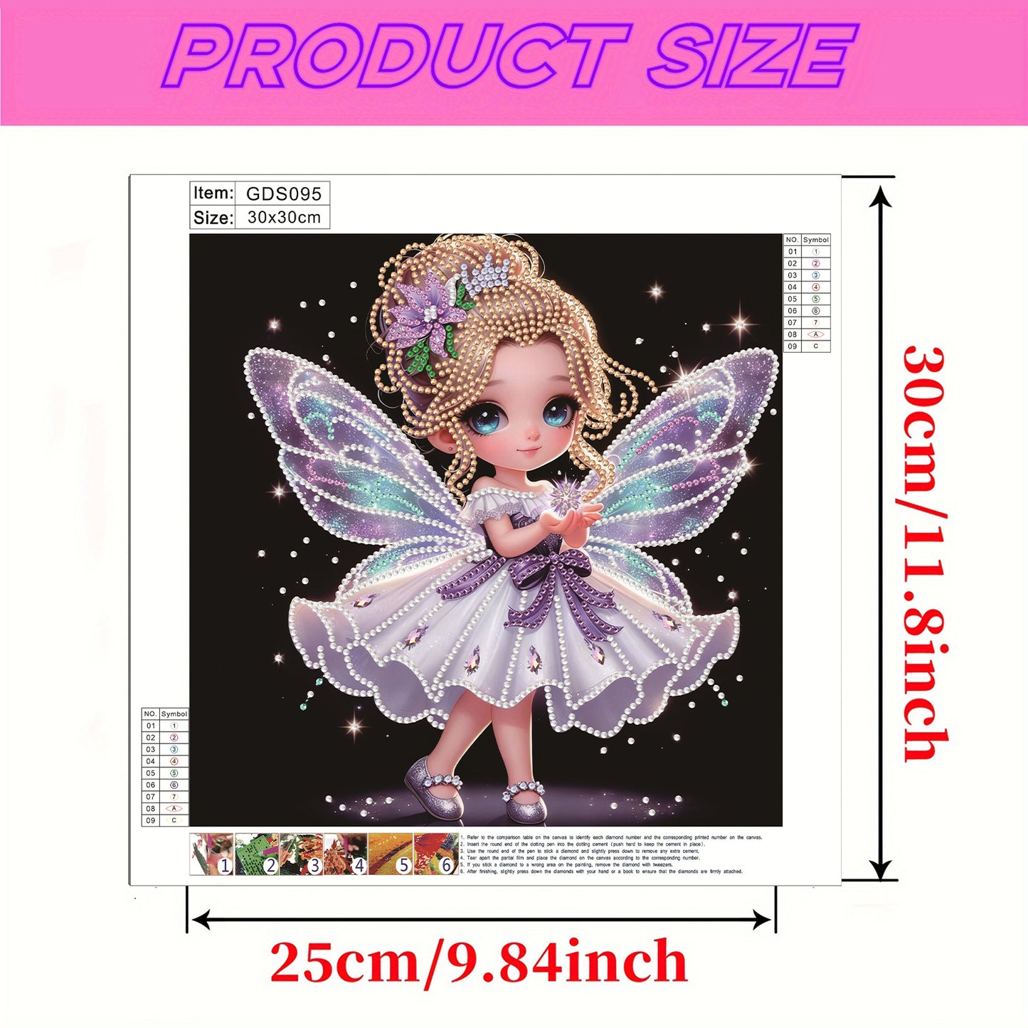 Elf Girl - Special Shaped Drill Diamond Painting 30*30CM