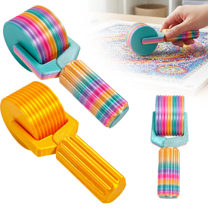 2Pcs Diamond Painting Roller DIY Diamond Painting Tools (Candy Color Gold)