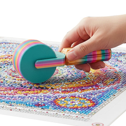 2Pcs Diamond Painting Roller DIY Diamond Painting Tools (Candy Color Gold)