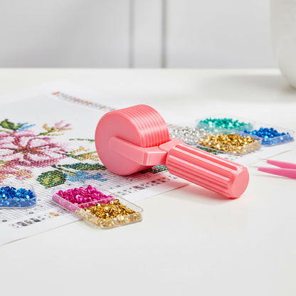 2Pcs Diamond Painting Roller DIY Diamond Painting Tools (Candy Color Pink)