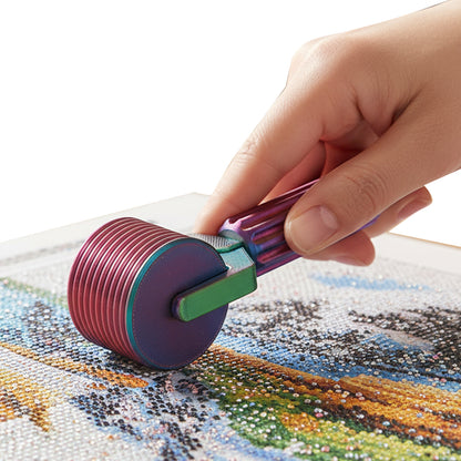 2Pcs Diamond Painting Roller DIY Diamond Painting Tools (Red Blue Red Green)