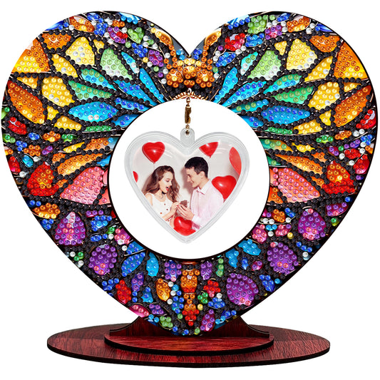 2D Flatt DIY Wooden Butterfly Desktop Diamond Art Ornament Kits Home Decor