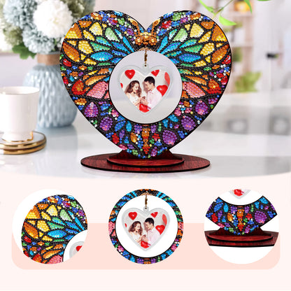 2D Flatt DIY Wooden Butterfly Desktop Diamond Art Ornament Kits Home Decor
