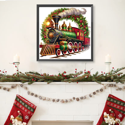 Christmas Train - Full Round Drill Diamond Painting 40*40CM