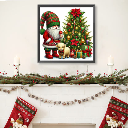 Christmas Goblins And Christmas Trees - Full Round Drill Diamond Painting 40*40CM