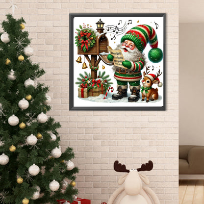 Christmas Goblins Singing - Full Round Drill Diamond Painting 40*40CM