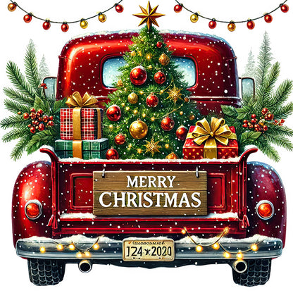 Christmas Carts - Full Round Drill Diamond Painting 40*40CM