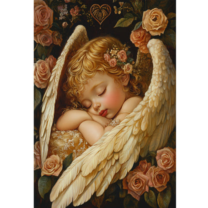 Meeting An Angel - 11CT Stamped Cross Stitch 50*70CM (Mona Lisa Brand)