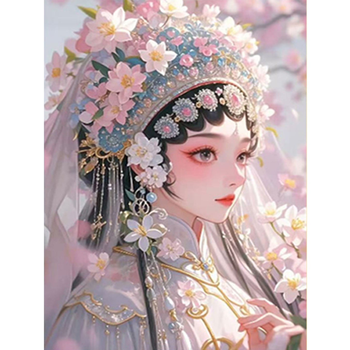 Leading Actress - 11CT Stamped Cross Stitch 65*85CM (Mona Lisa Brand)