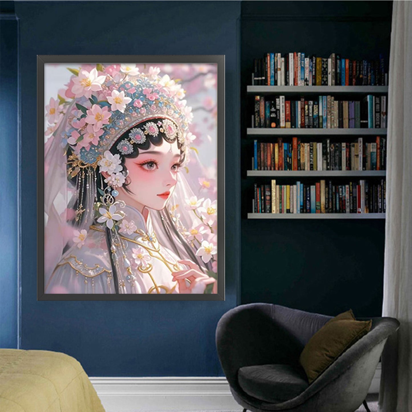 Leading Actress - 11CT Stamped Cross Stitch 65*85CM (Mona Lisa Brand)