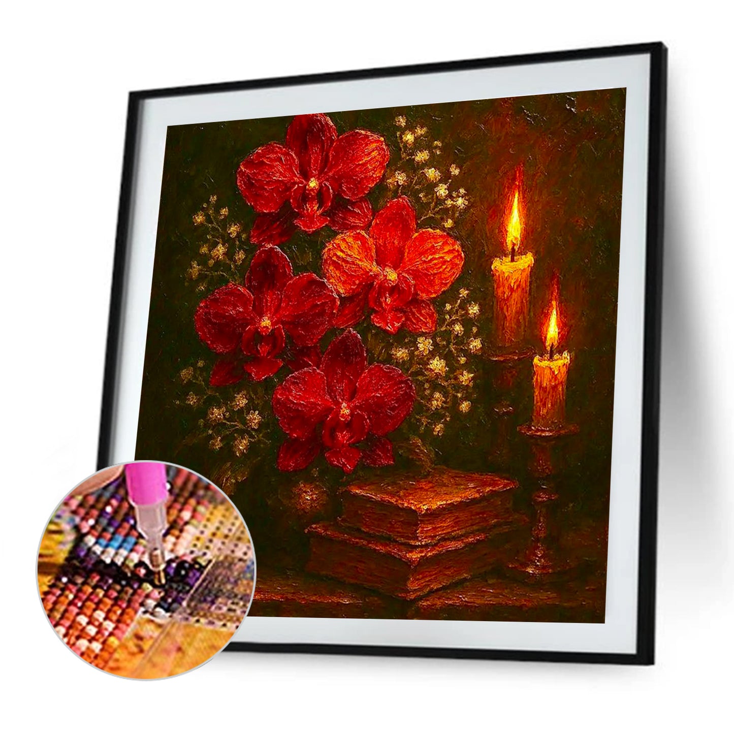 Christmas Red - Full Square Drill Diamond Painting 30*30CM