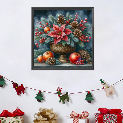 Christmas Red - Full Square Drill Diamond Painting 30*30CM