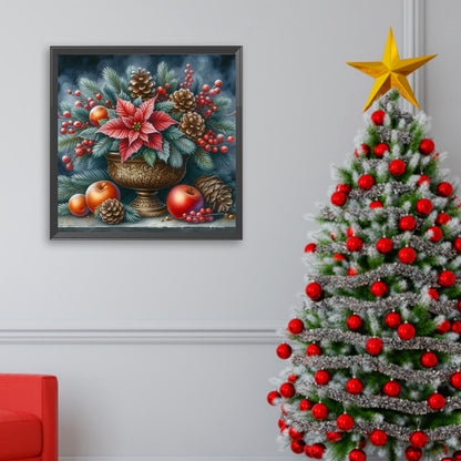 Christmas Red - Full Square Drill Diamond Painting 30*30CM