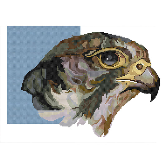 Falcon - 14CT Stamped Cross Stitch 42*31CM (Joy Sunday)
