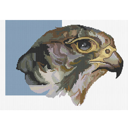 Falcon - 14CT Stamped Cross Stitch 42*31CM (Joy Sunday)