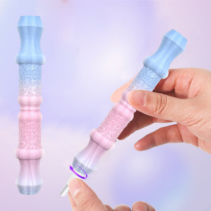 Diamond Painting Pen with 5 Tips Diamond Art Accessories and Tools (Blue Pink)