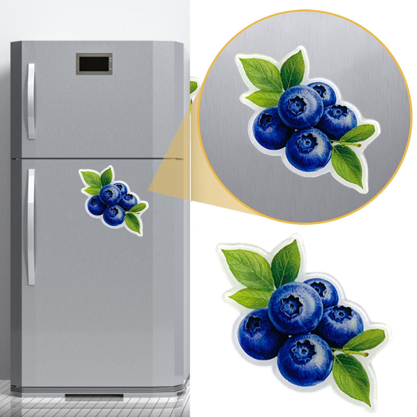 Fruit Magnetic Acrylic Needle Minder for Cross Stitch Embroidery Sewing Needle