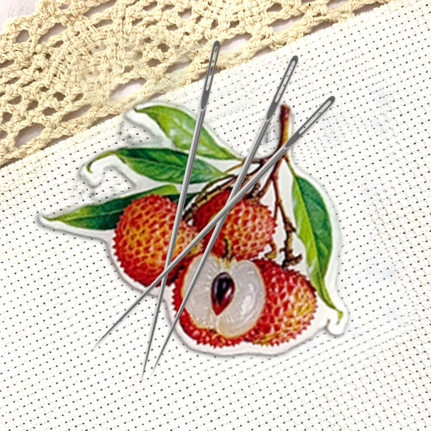 Fruit Magnetic Acrylic Needle Minder for Cross Stitch Embroidery Sewing Needle