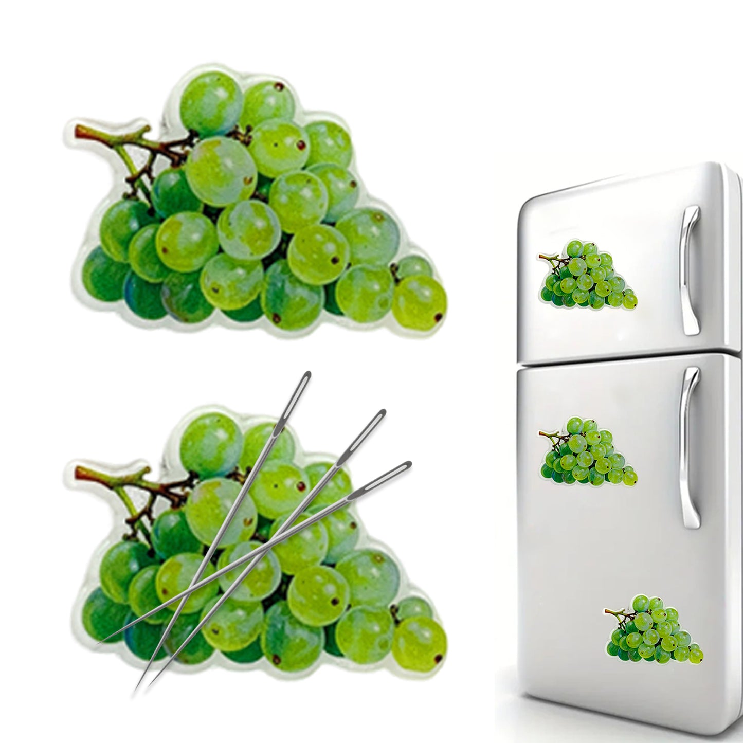 Fruit Magnetic Acrylic Needle Minder for Cross Stitch Embroidery Sewing Needle