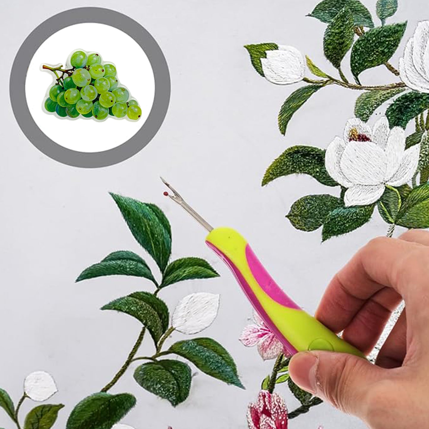 Fruit Magnetic Acrylic Needle Minder for Cross Stitch Embroidery Sewing Needle