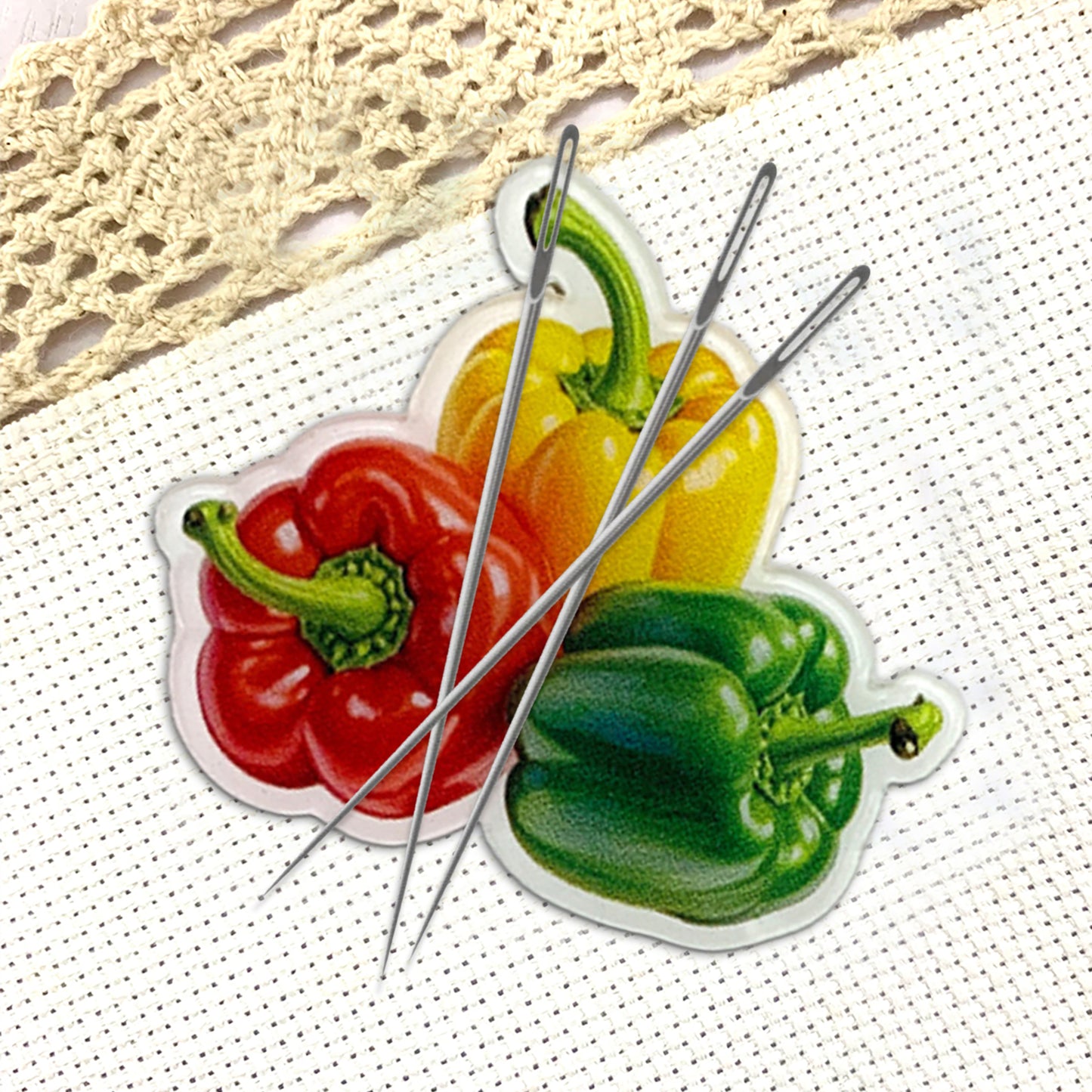 Fruit Magnetic Acrylic Needle Minder for Cross Stitch Embroidery Sewing Needle