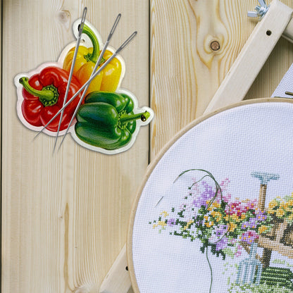 Fruit Magnetic Acrylic Needle Minder for Cross Stitch Embroidery Sewing Needle