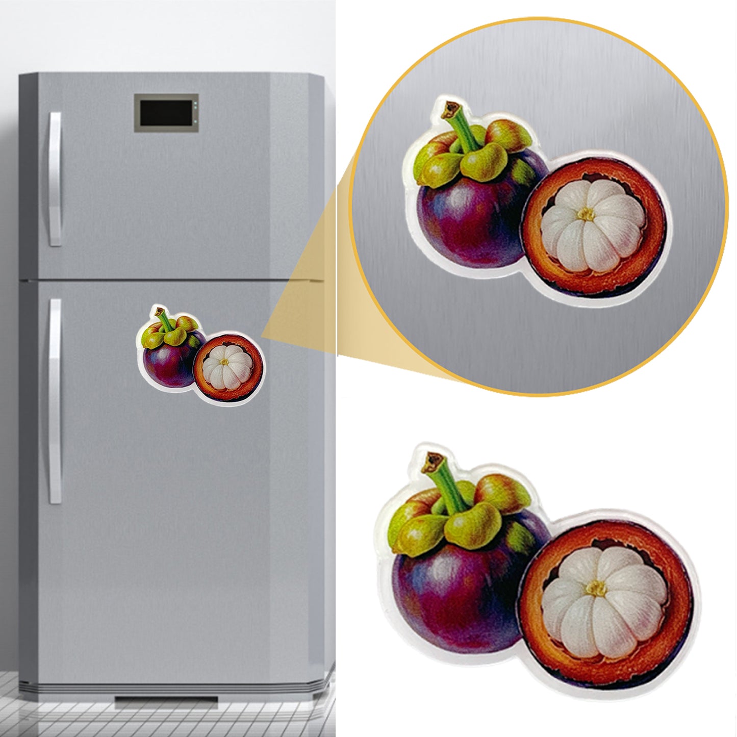 Fruit Magnetic Acrylic Needle Minder for Cross Stitch Embroidery Sewing Needle