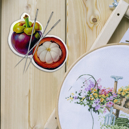 Fruit Magnetic Acrylic Needle Minder for Cross Stitch Embroidery Sewing Needle