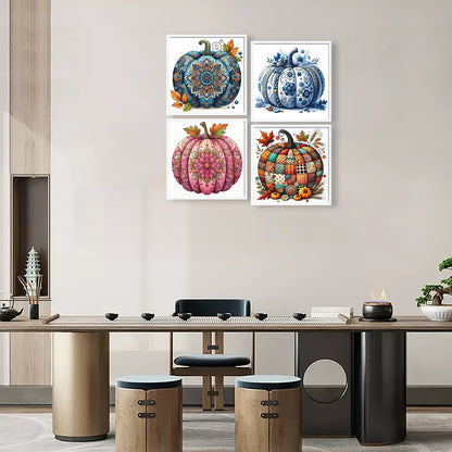 Pumpkins - Full Round Drill Diamond Painting 30*30CM