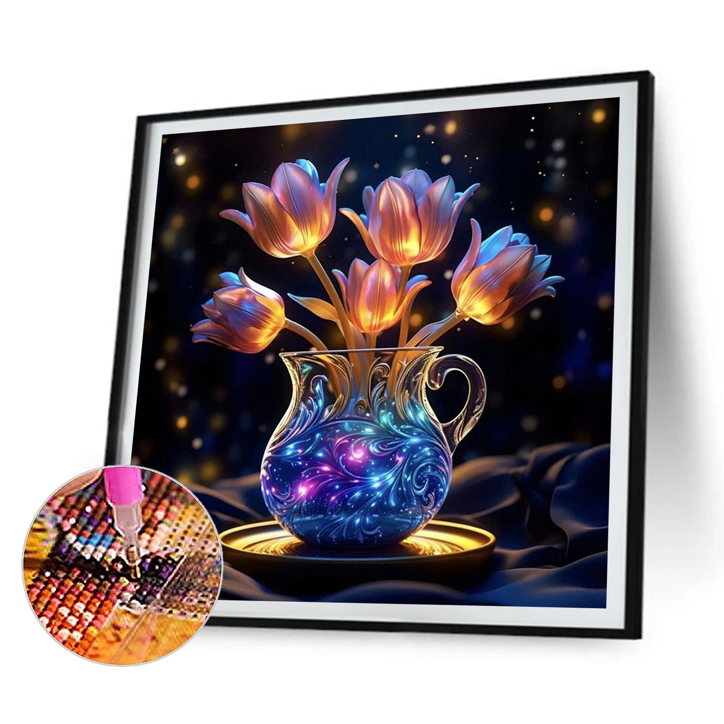 Flowers And Birds - Full Round Drill Diamond Painting 30*30CM