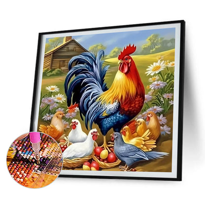 Animals - Full Round Drill Diamond Painting 30*30CM