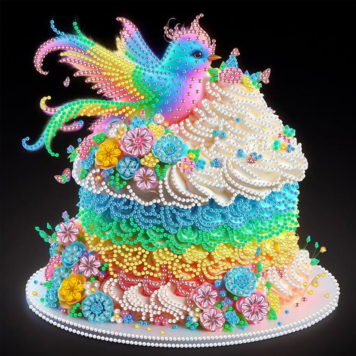 Cakes And Sweets - Special Shaped Drill Diamond Painting 30*30CM