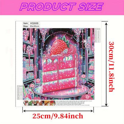 Cakes And Sweets - Special Shaped Drill Diamond Painting 30*30CM