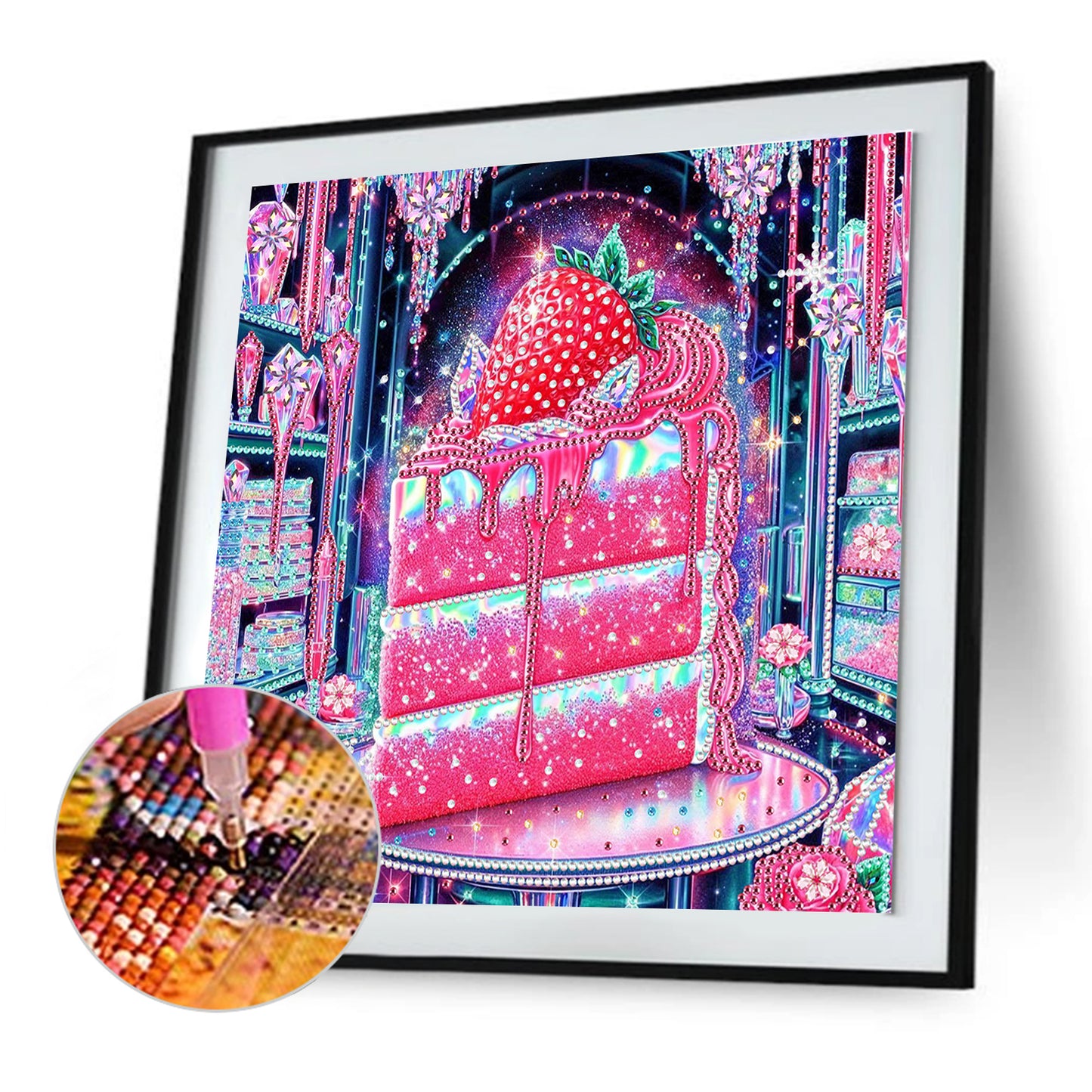 Cakes And Sweets - Special Shaped Drill Diamond Painting 30*30CM