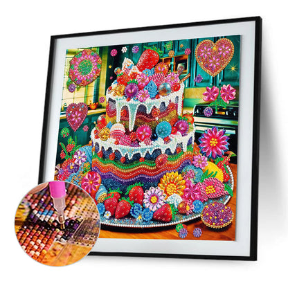 Cakes And Sweets - Special Shaped Drill Diamond Painting 30*30CM