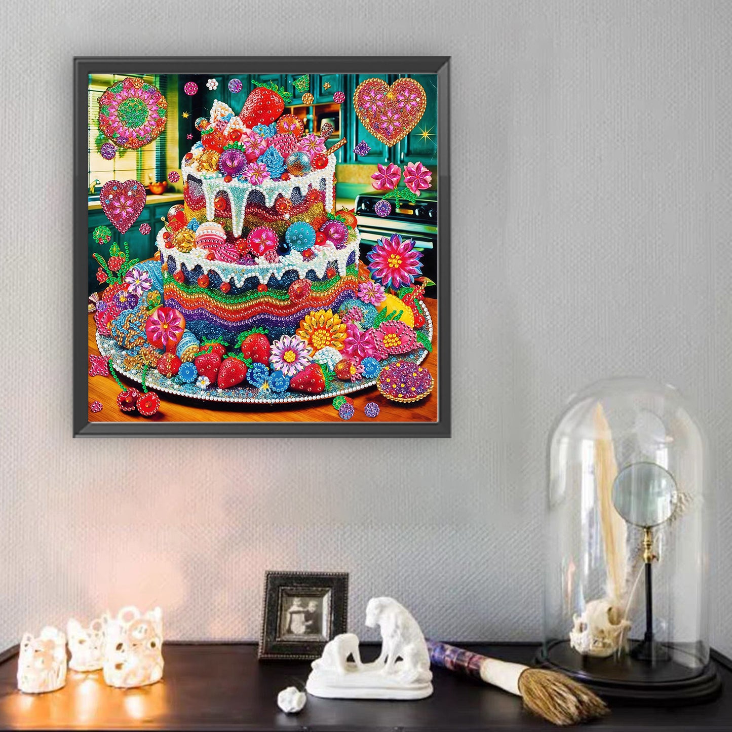 Cakes And Sweets - Special Shaped Drill Diamond Painting 30*30CM