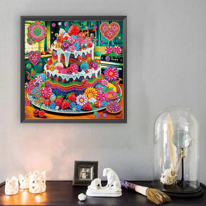 Cakes And Sweets - Special Shaped Drill Diamond Painting 30*30CM
