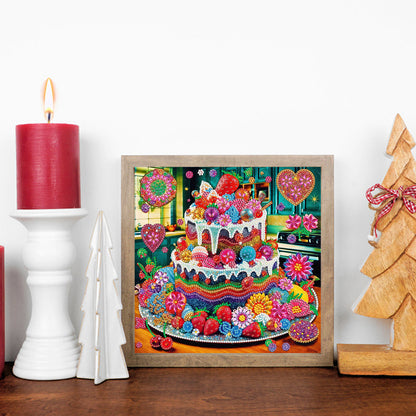 Cakes And Sweets - Special Shaped Drill Diamond Painting 30*30CM