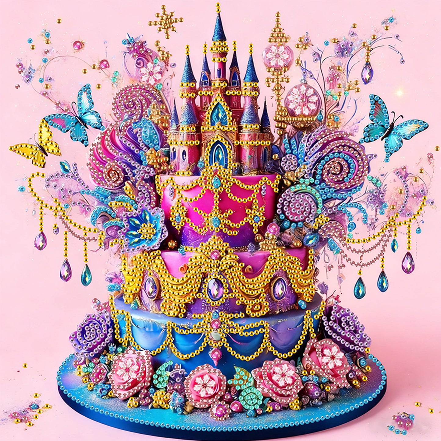 Cakes And Sweets - Special Shaped Drill Diamond Painting 30*30CM