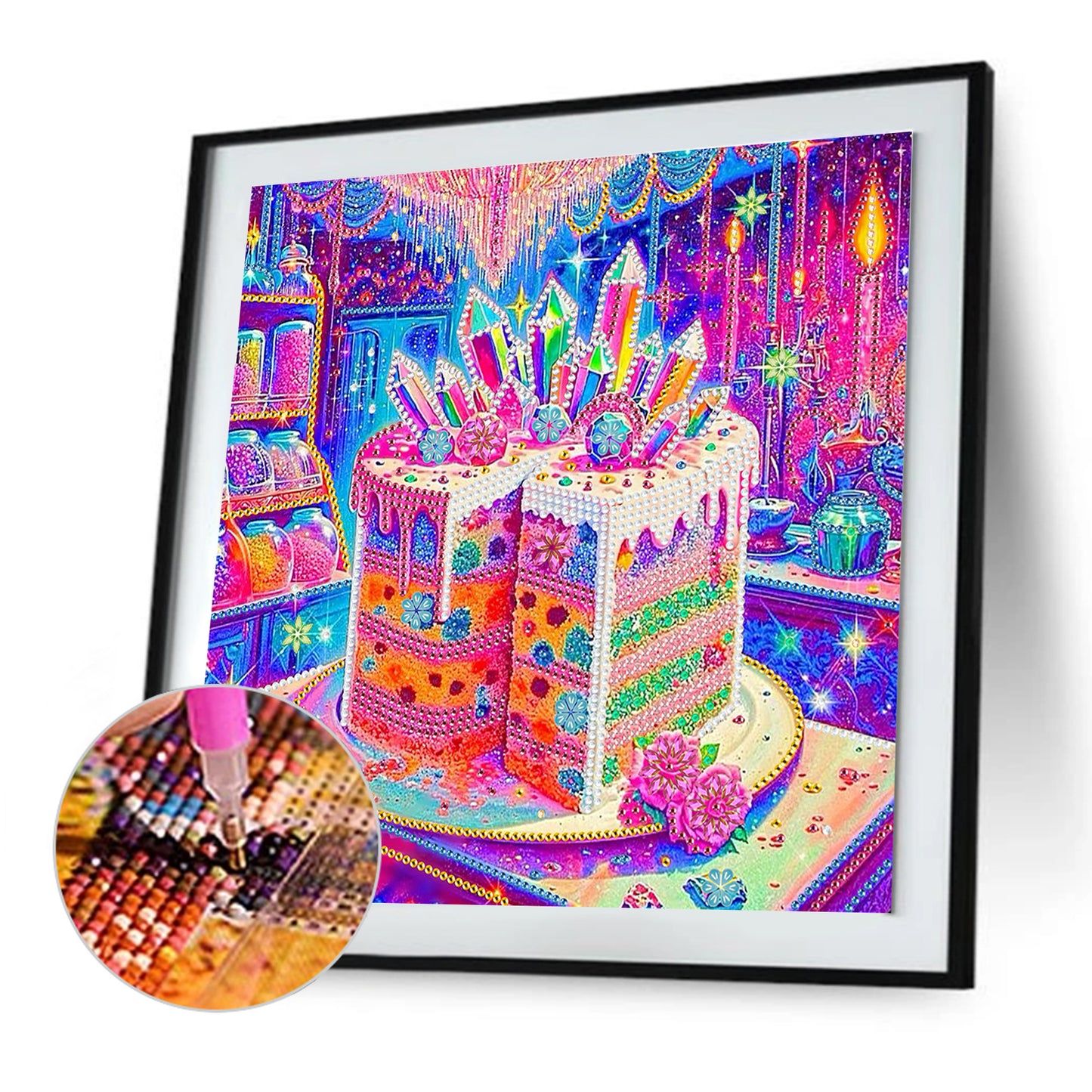Cakes And Sweets - Special Shaped Drill Diamond Painting 30*30CM