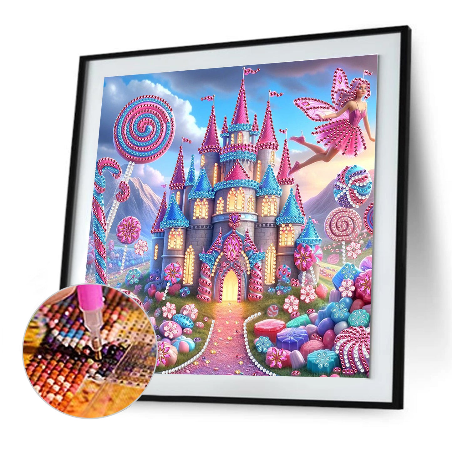 Houses And Castles - Special Shaped Drill Diamond Painting 30*30CM