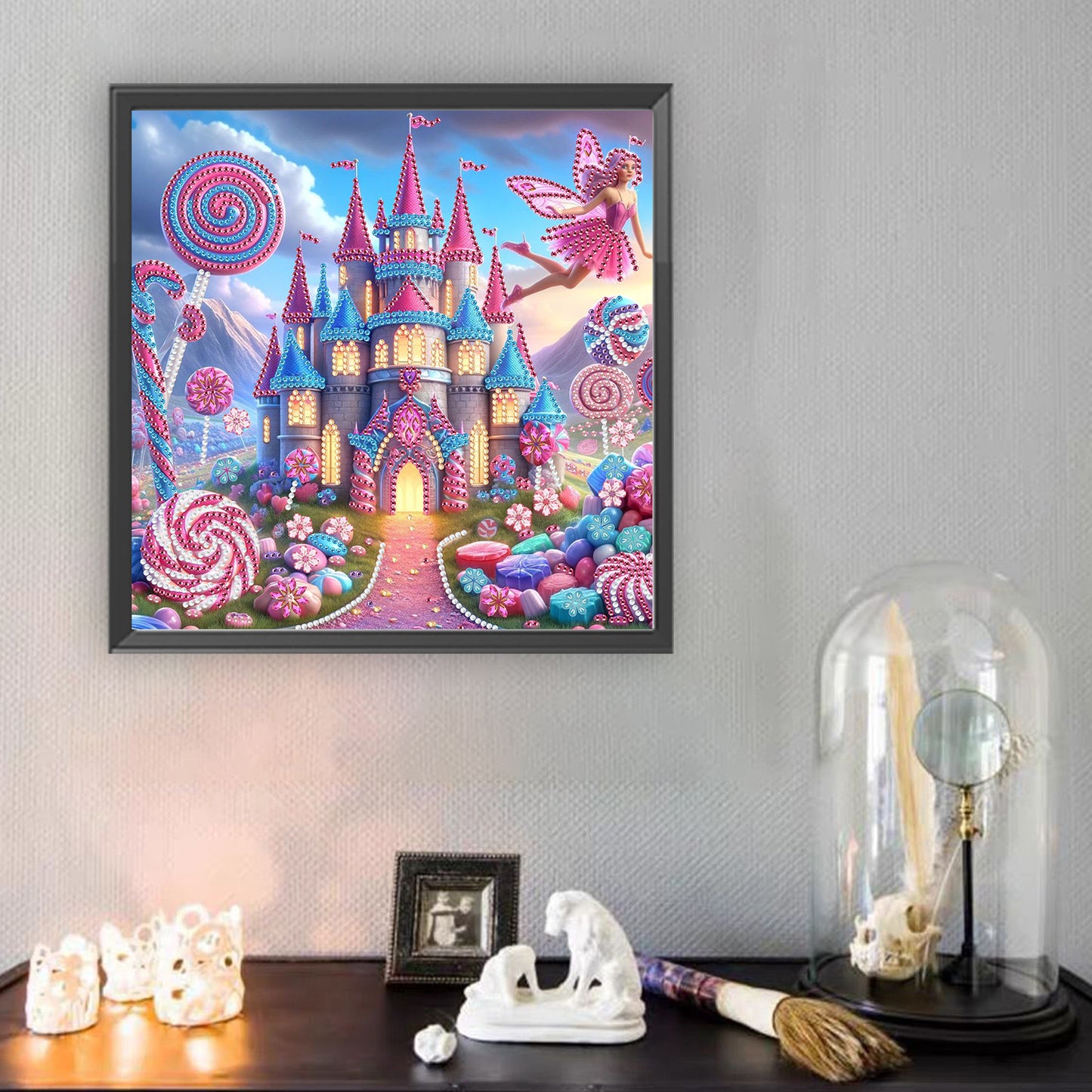 Houses And Castles - Special Shaped Drill Diamond Painting 30*30CM