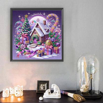 Winter Houses - Special Shaped Drill Diamond Painting 30*30CM