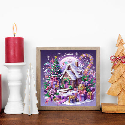 Winter Houses - Special Shaped Drill Diamond Painting 30*30CM