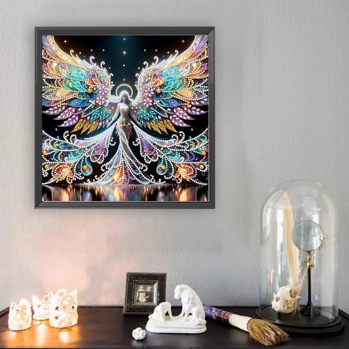 Winged Fairy Girl - Special Shaped Drill Diamond Painting 30*30CM
