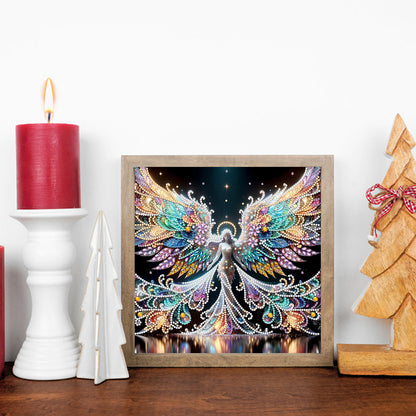 Winged Fairy Girl - Special Shaped Drill Diamond Painting 30*30CM