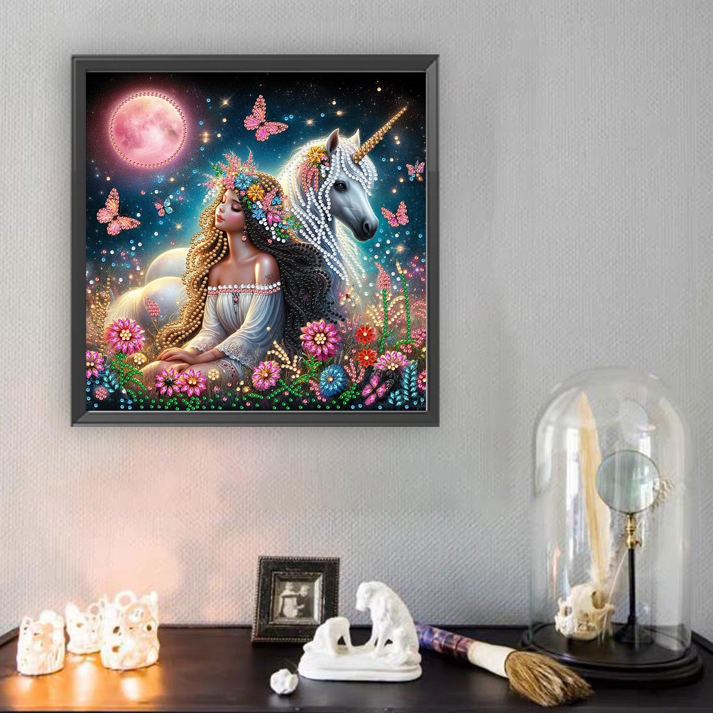 Unicorn Fairy Girl - Special Shaped Drill Diamond Painting 30*30CM