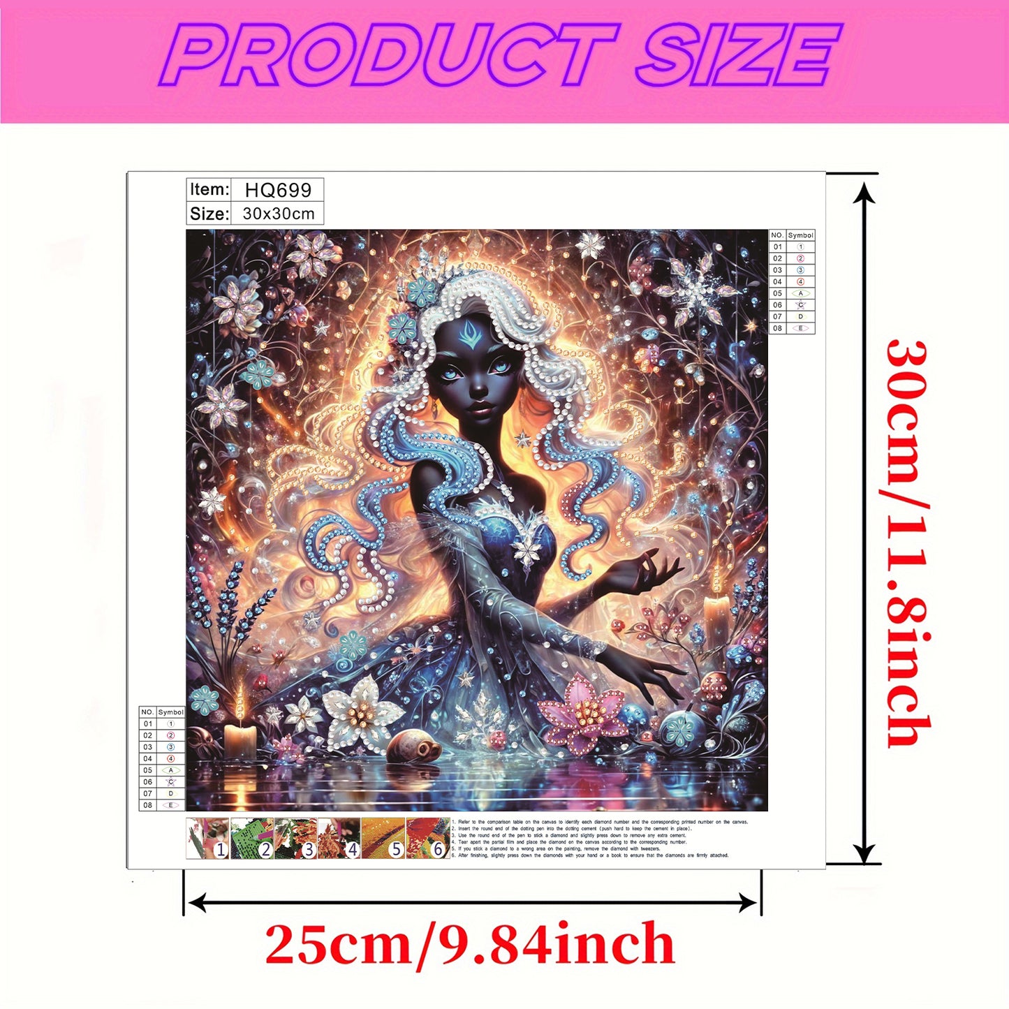 Elf Girl - Special Shaped Drill Diamond Painting 30*30CM