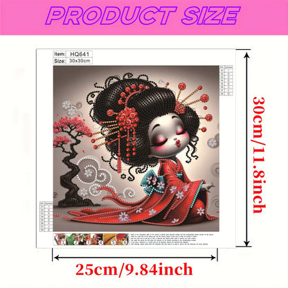 Geisha Girl - Special Shaped Drill Diamond Painting 30*30CM